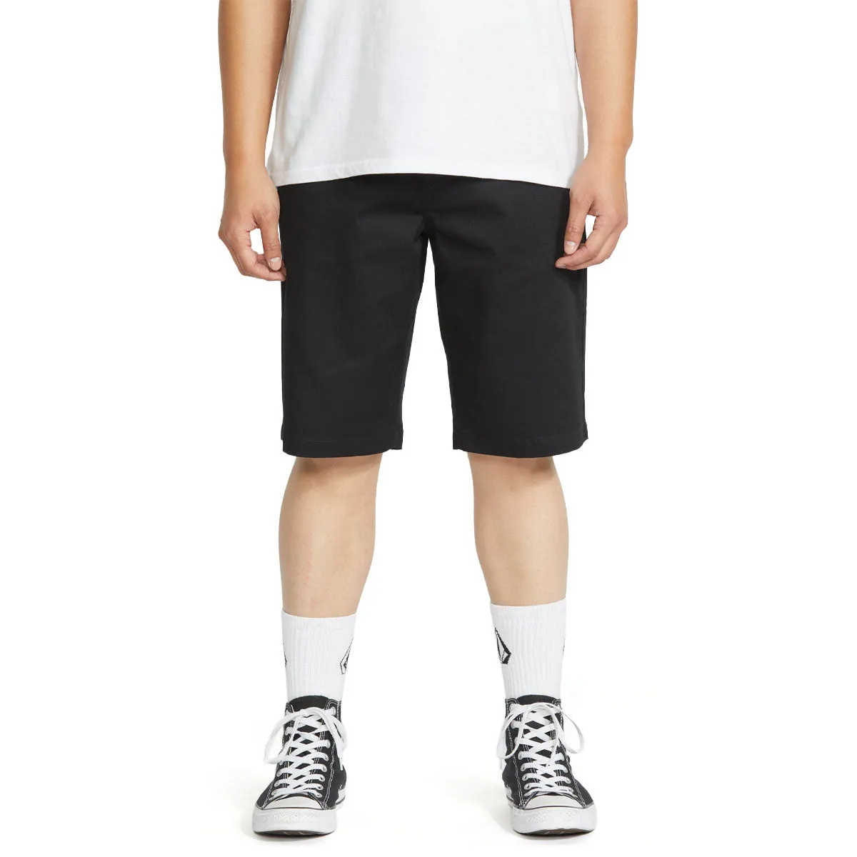 Volcom Frickin Modern Stretch 21 Shorts - Black 2025 TemperatureRegulating equestrian wear