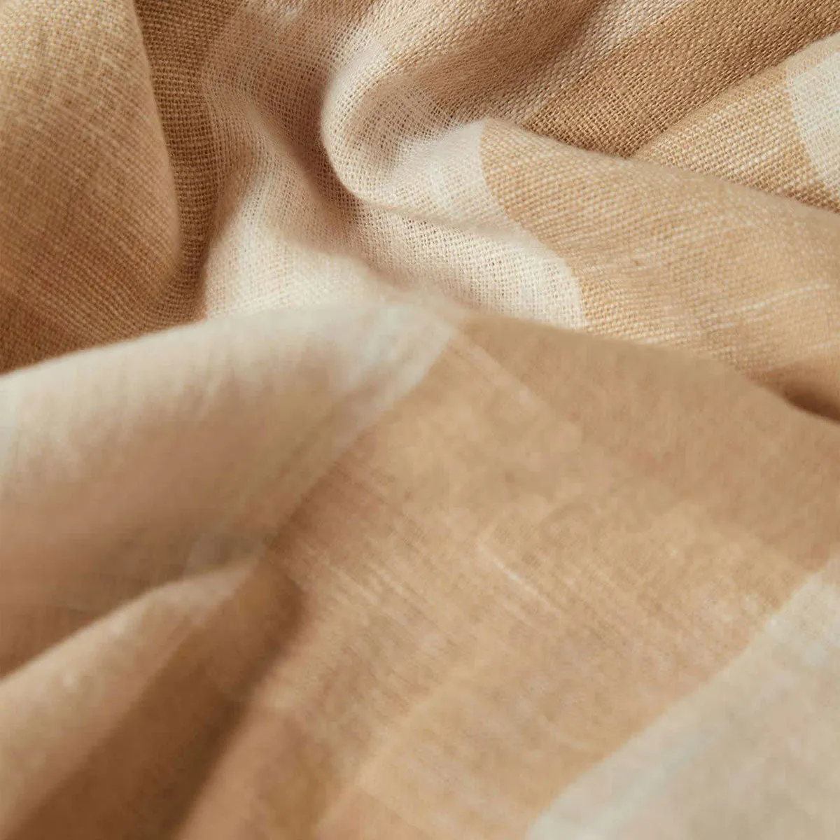 natural fiber Brixton Cru Linen Blend Shirt - Off White/Sand