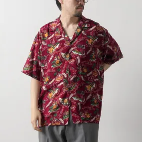 TWO PALMS / Rayon Friendly Isle Hawaiian Shirt Durable Texture Holiday Travel