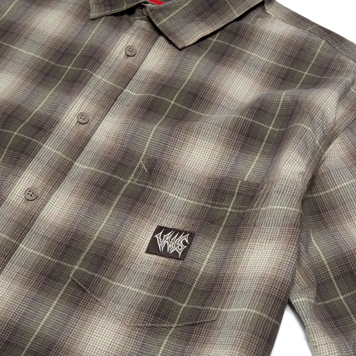 Vans Skate Plaid Woven Shirt - Walnut shopping spree Functional Design