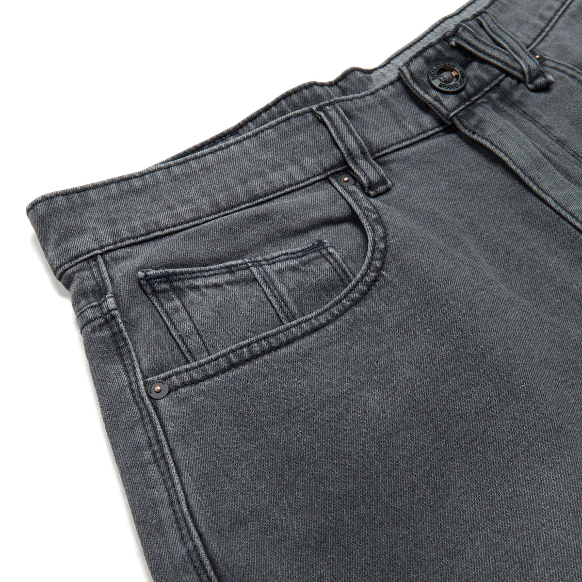 Gym Wear Luxury Feel Volcom Billow Denim Short 22 Shorts - Concrete