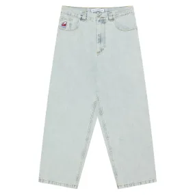 Relax Fit Wear Polar Big Boy OG Logo Jeans - Light Blue