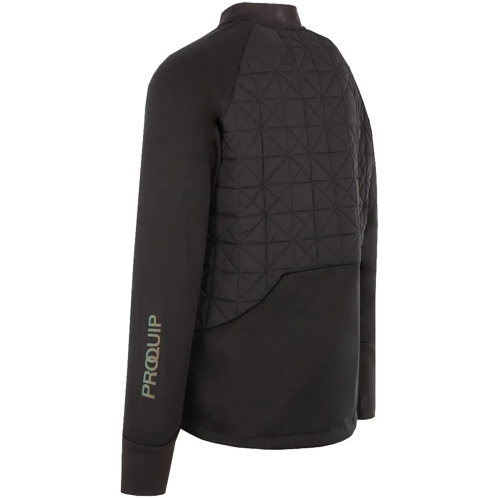 Flexible Waistband ProQuip Therma-Bora Quilt Jacket - Black