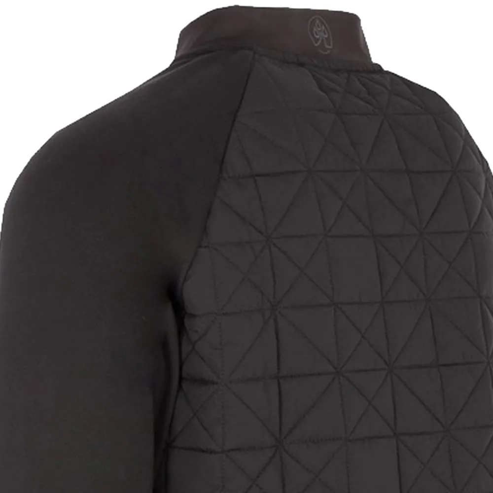 Belted Waist WaterResistant Coating ProQuip Therma-Bora Quilt Jacket - Black