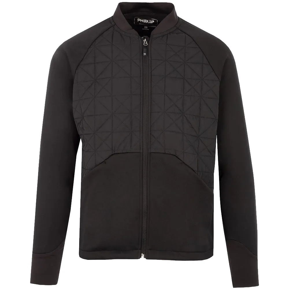 ProQuip Therma-Bora Quilt Jacket - Black Noise Free Fabric