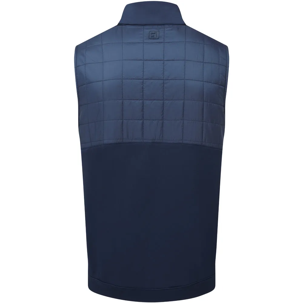 FootJoy Thermoseries Lightweight Insulated Vest - Navy cotton material