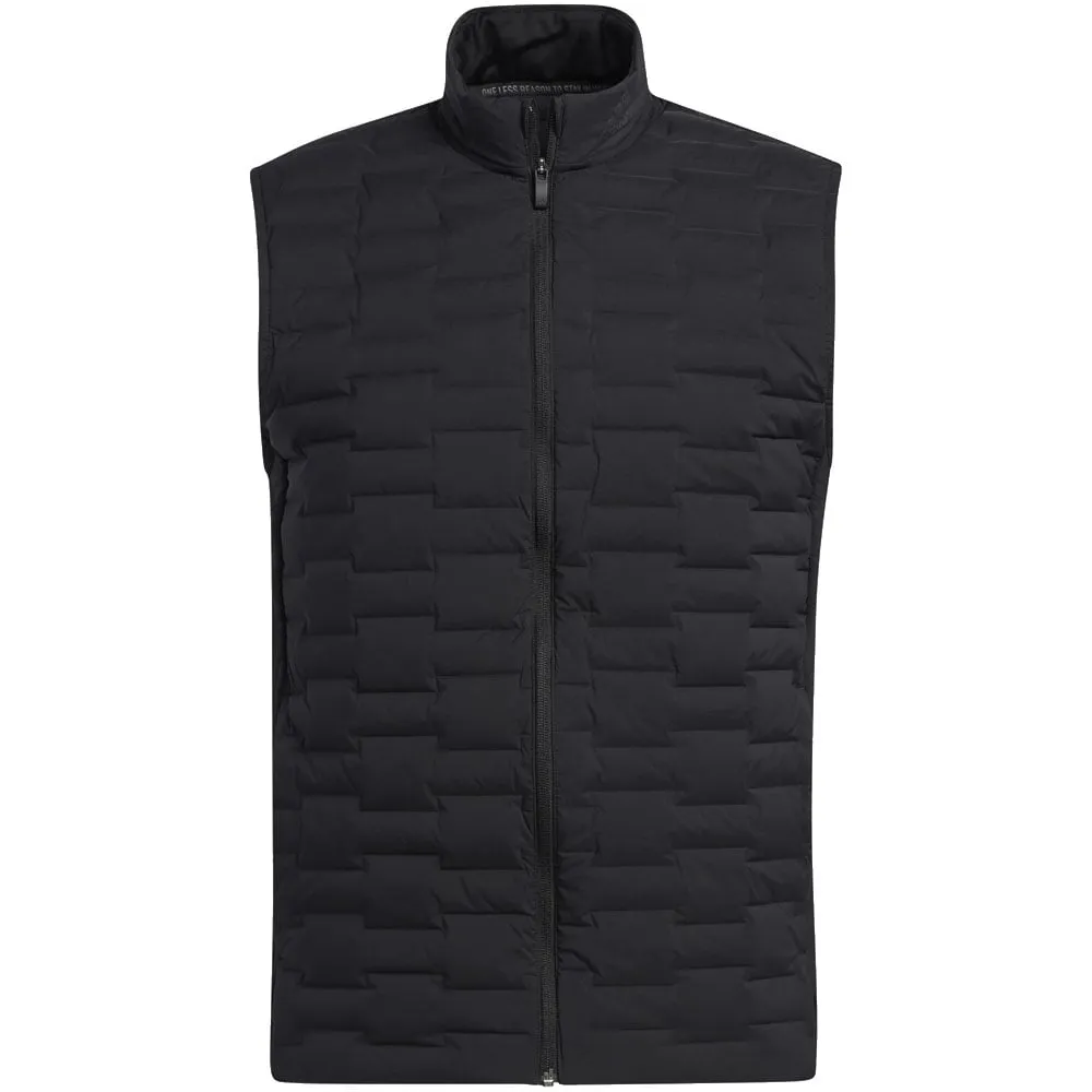 adidas FrostGuard Thermal Wind Vest - Black silk material Dark