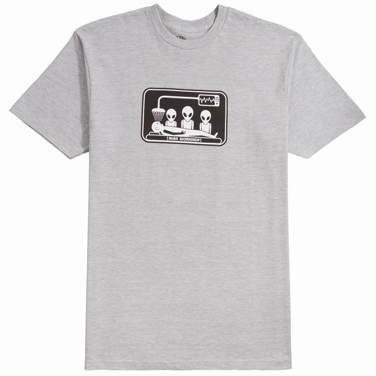 Comfy Vibes Alien Workshop Abduction T-Shirt - Heather Grey