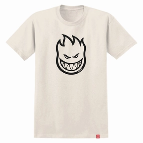 Street Fashion Spitfire Bighead T-Shirt - Cream/Black