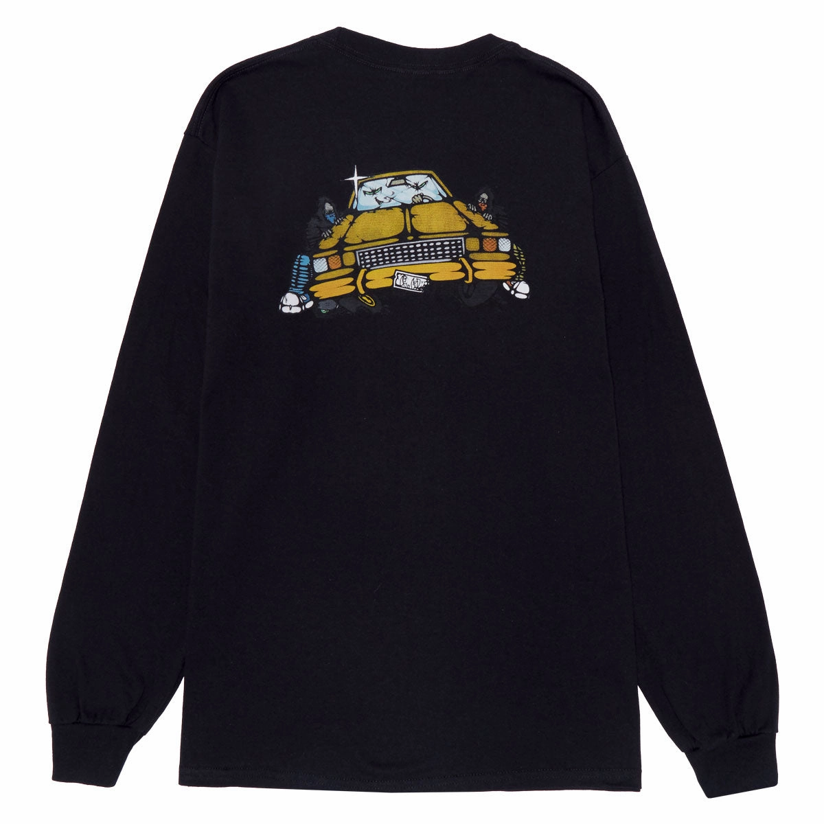 Chocolate Fiends Long Sleeve T-Shirt - Black Fit For Movement Easy to Style