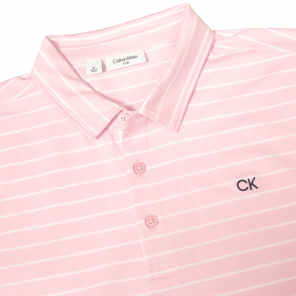 Casual Outfit Calvin Klein Silverstone Polo Shirt - Pink/White