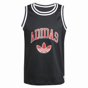 multiple pockets Adidas Varsity Basketball Tank Top - Black