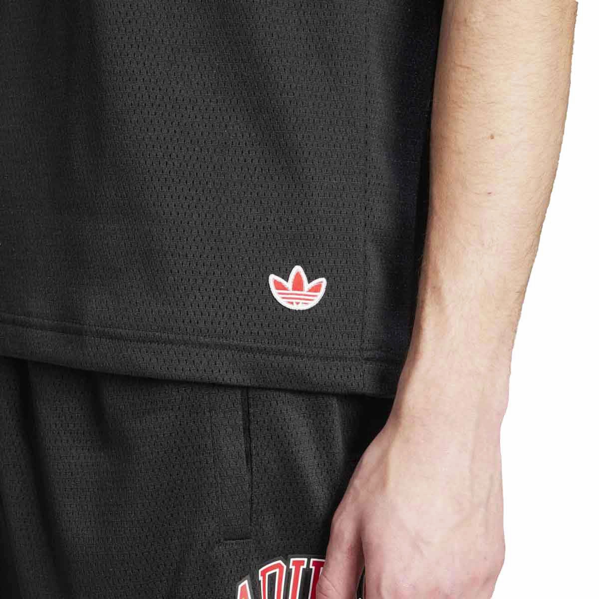 Transparency Resilient Adidas Varsity Basketball Tank Top - Black
