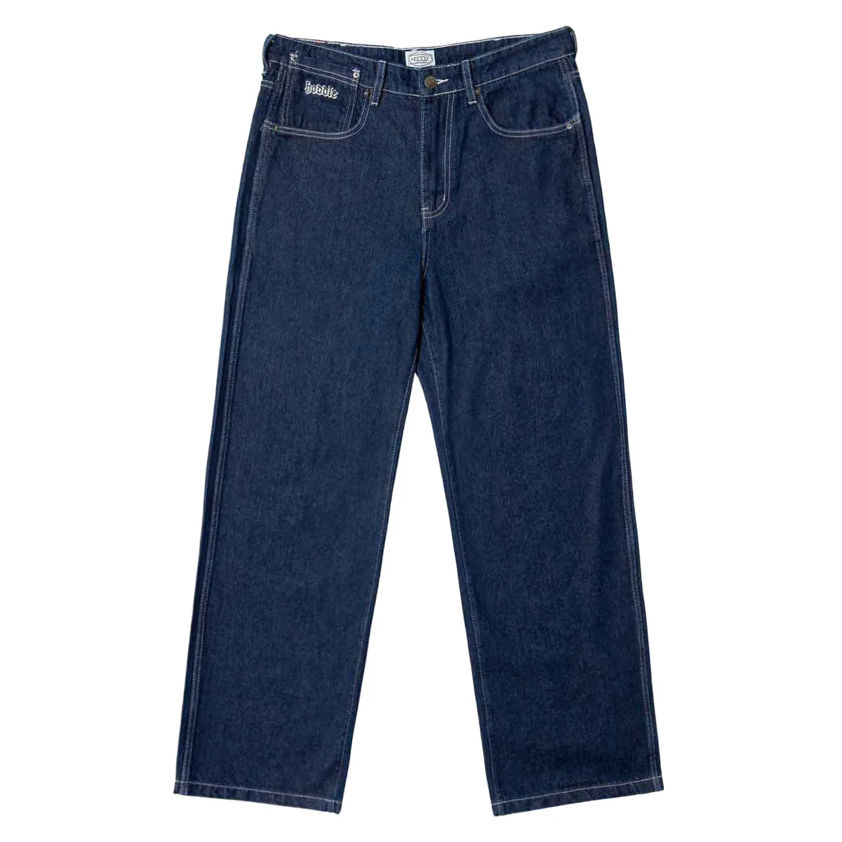 Hoddle Ranger Jeans - Indigo/White Stitch Reinforced Seams