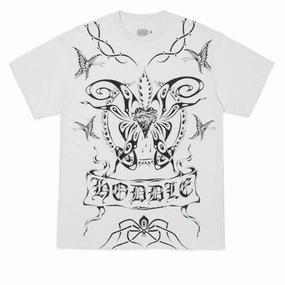 Hoddle Enclosure T-Shirt - White Vintage Wash