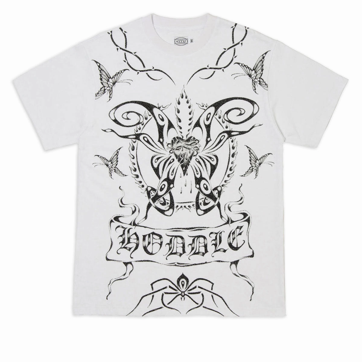 Hoddle Enclosure T-Shirt - White Vintage Wash