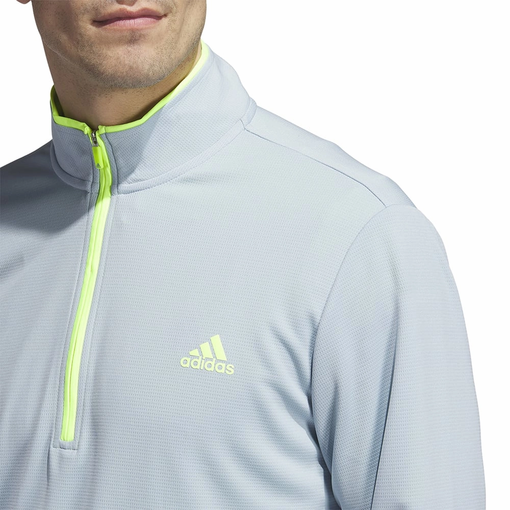 adidas Lightweight 1/4 Zip Pullover - Wonder Blue Lightweight Design