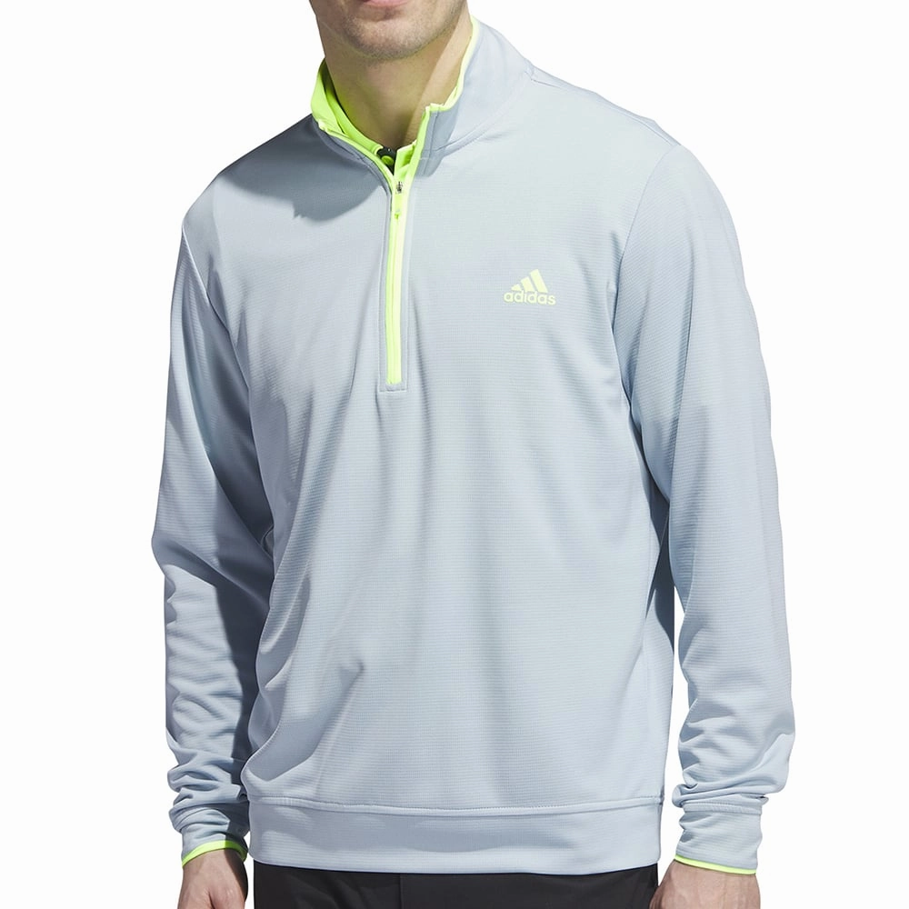 eyewear accents Camouflage adidas Lightweight 1/4 Zip Pullover - Wonder Blue
