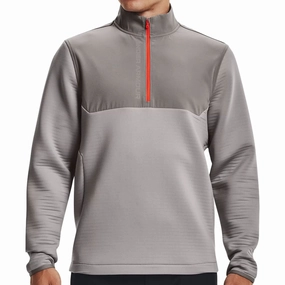 Fashionable Layer Stain-Resistant Under Armour Storm Daytona 1/2 Zip Pullover - Grey Wolf/Concrete