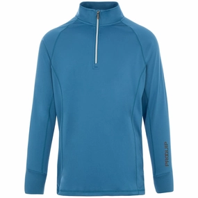 Warm in winter Comfortable Design ProQuip Pro Tech 1/2 Zip Pullover - Vallarta Blue