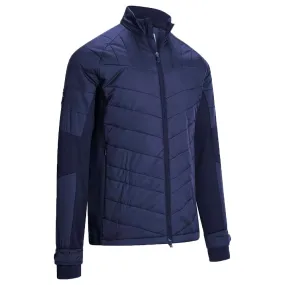 Callaway SwingTech Quilted Thermal Wind Jacket - Peacoat Hooded Versatile Design Seam Sealed Construction