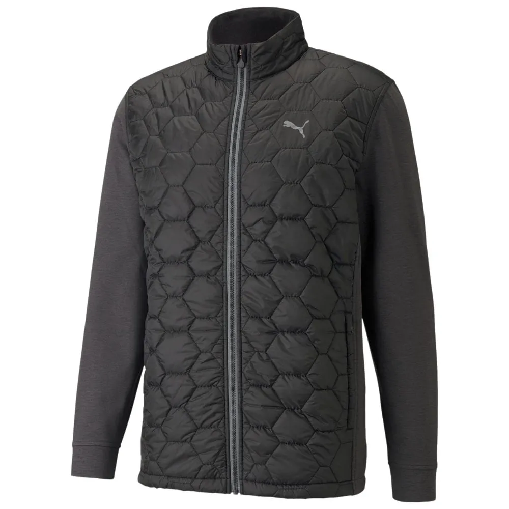 Puma Cloudspun Primaloft Thermal Wind Jacket - Black TearResistant Reinforcements