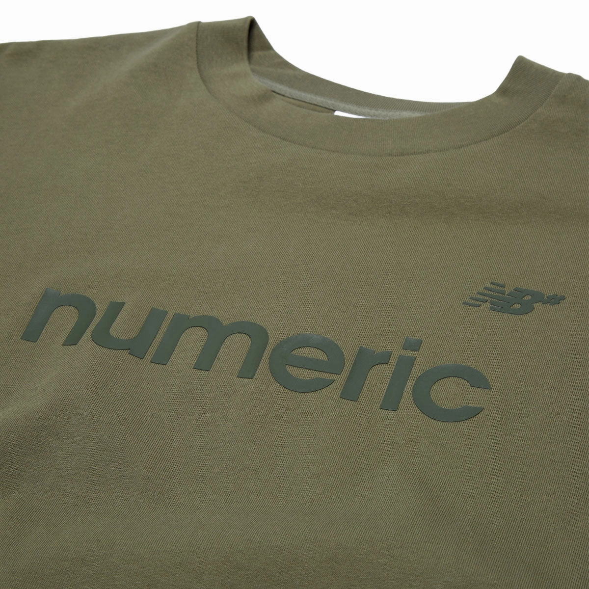 New Balance Numeric Cotton T-Shirt - Dark Olive Cozy Vibe