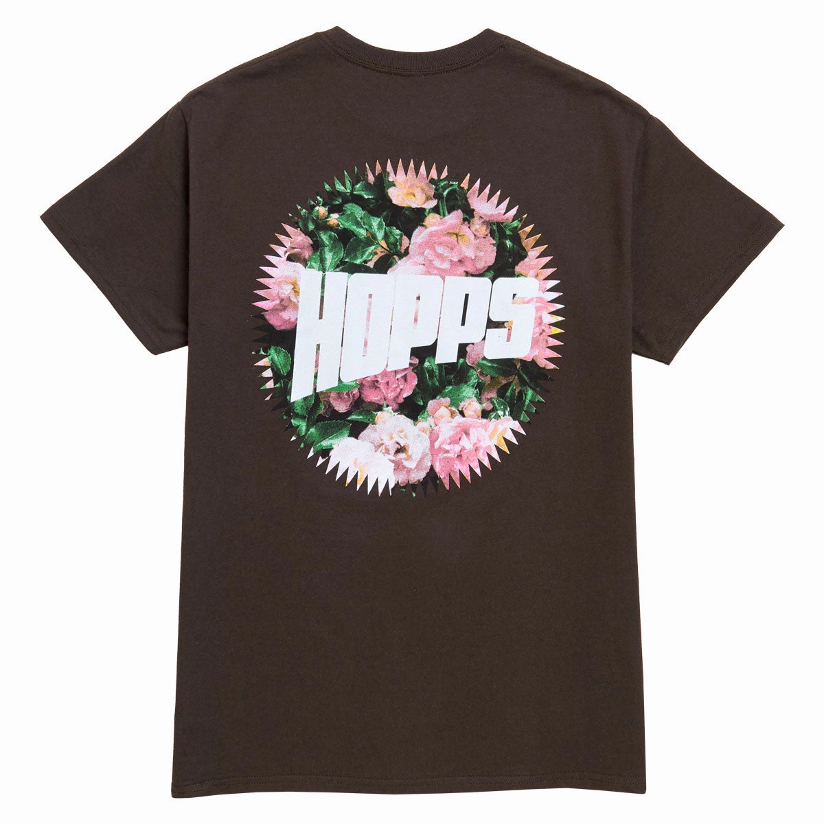 Hopps Bighopps Roses T-Shirt - Chocolate Travel convenience Flattering Shape