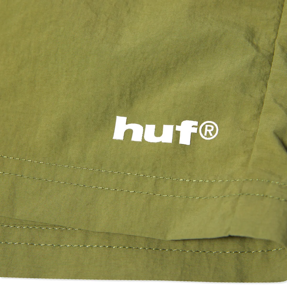HUF 89 Easy Shorts - Olive cool tones Moisture Wicking Fabric