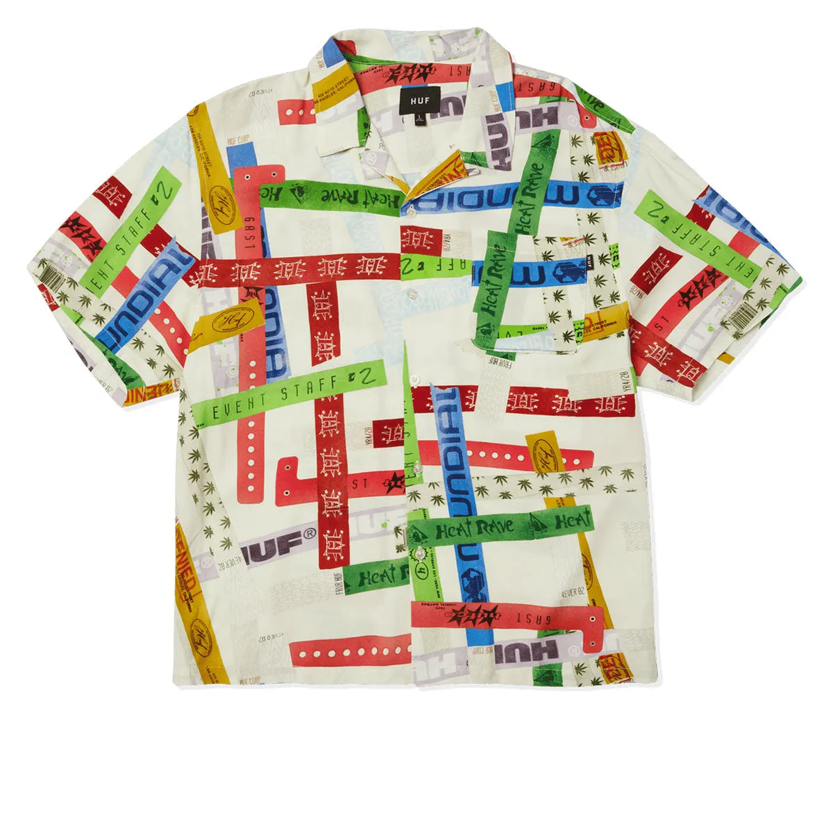 Party outfit BBQ Party HUF Admission Resort Shirt - Multi