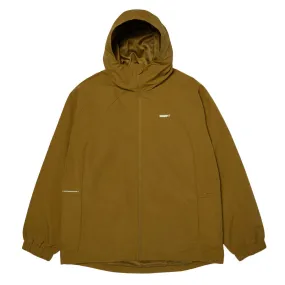 HUF All Caps Shell Jacket - Rich Brown Warmth Retention