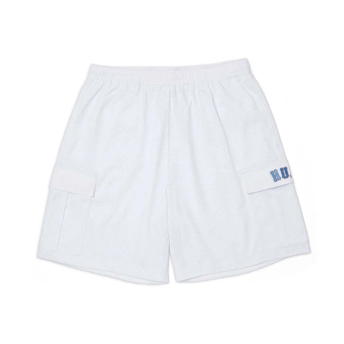 earthy shades HUF Arch Mesh Cargo Shorts - White