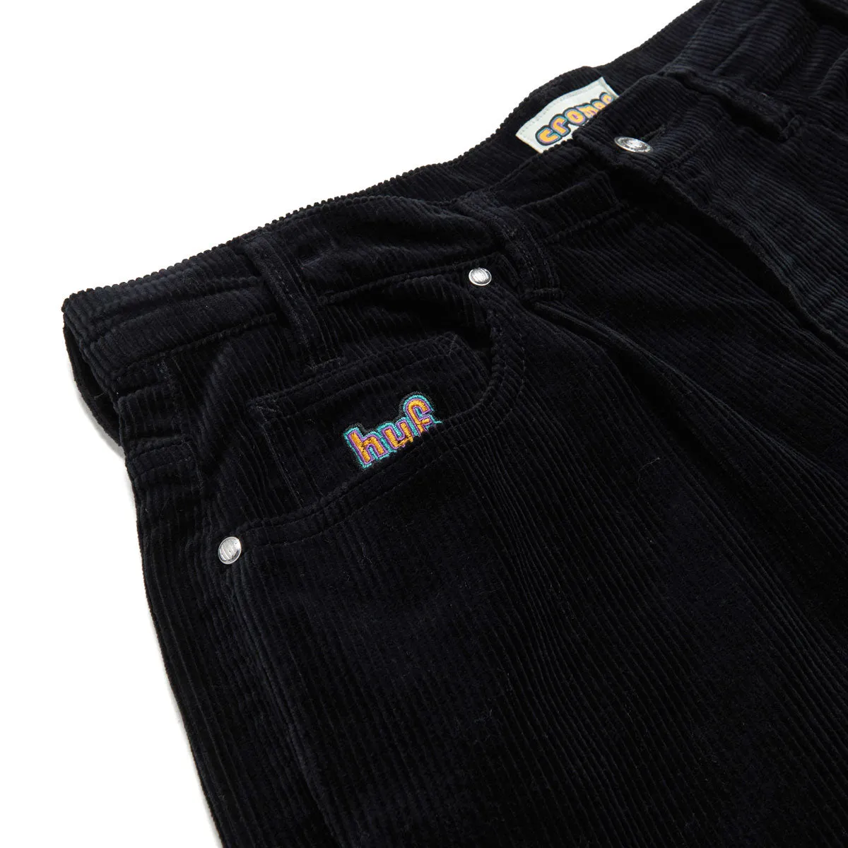 Performance Design Fit HUF Cromer Corduroy Pants - Black