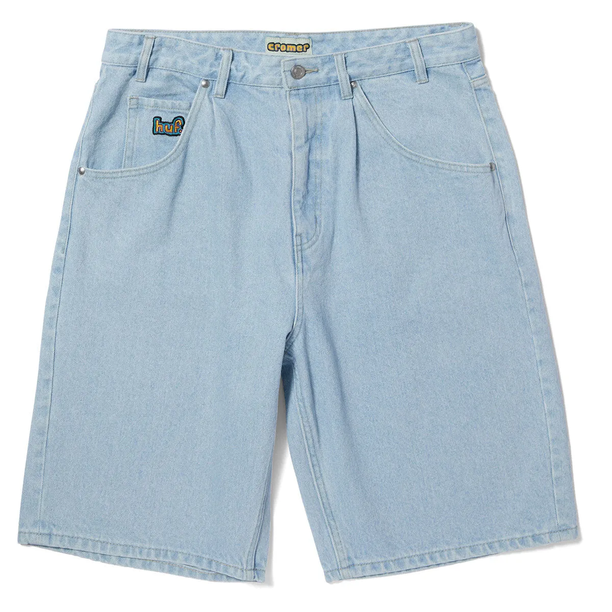 HUF Cromer Shorts - Light Blue Adjustable Waistband
