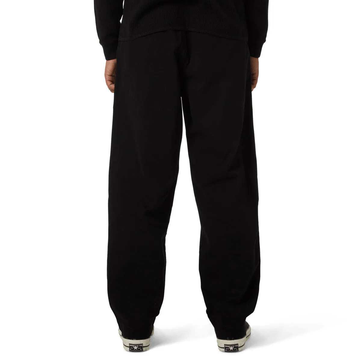 HUF Cromer Trouser Pants - Black Comfortable Design Anti Pilling Surface