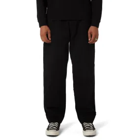 Tangle Free Cuffs Soft Texture HUF Cromer Trouser Pants - Black