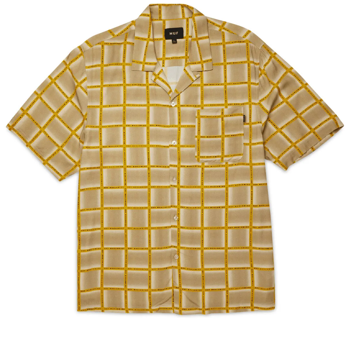 Must-Have Item HUF Flynn Resort Shirt - Mustard