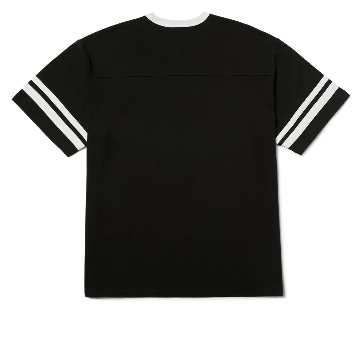 Bold Print Multipocket Style HUF Ives Football Jersey - Black