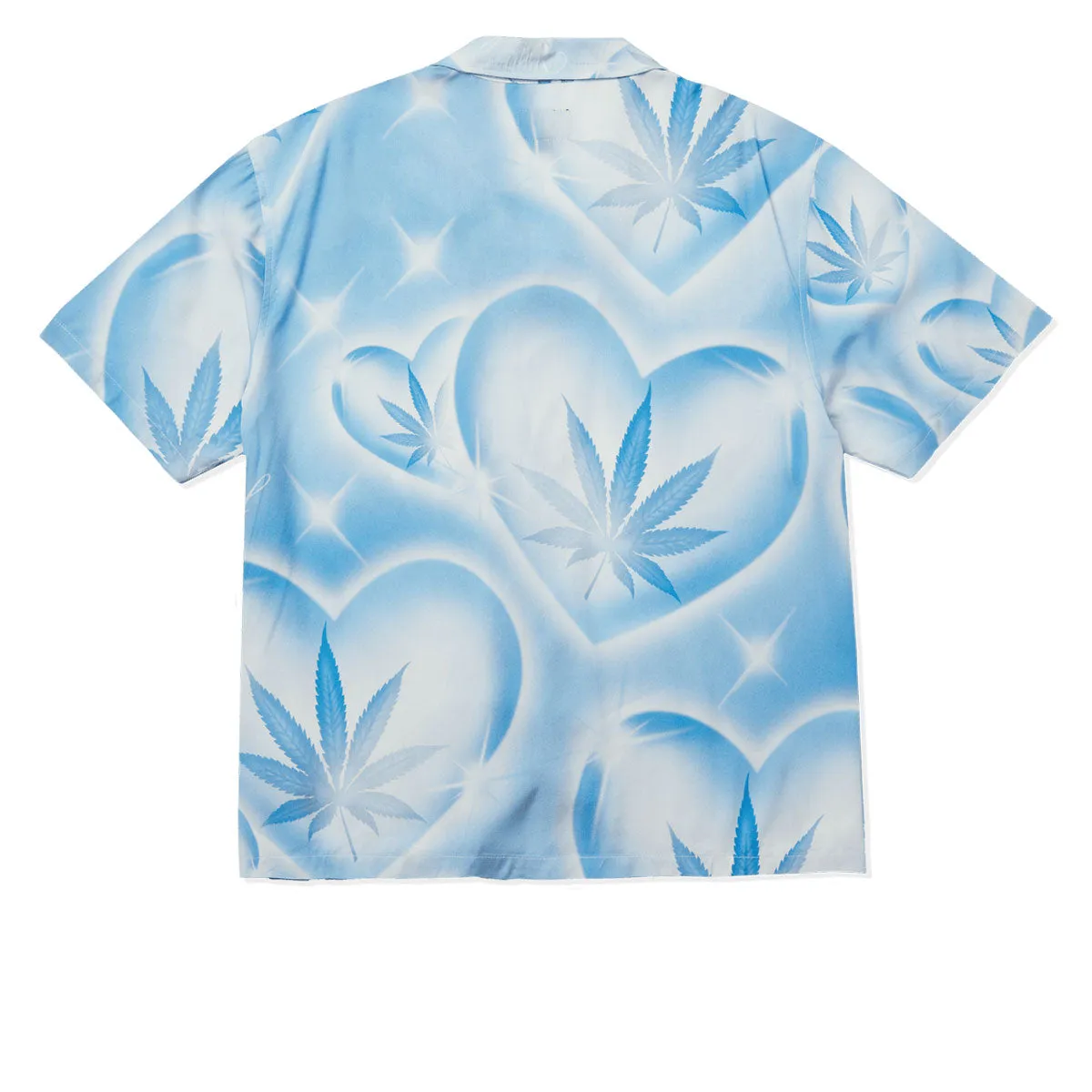 HUF Love In The Air Resort Shirt - Pool Blue Comfortable Fabric