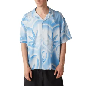 HUF Love In The Air Resort Shirt - Pool Blue Runway Inspired