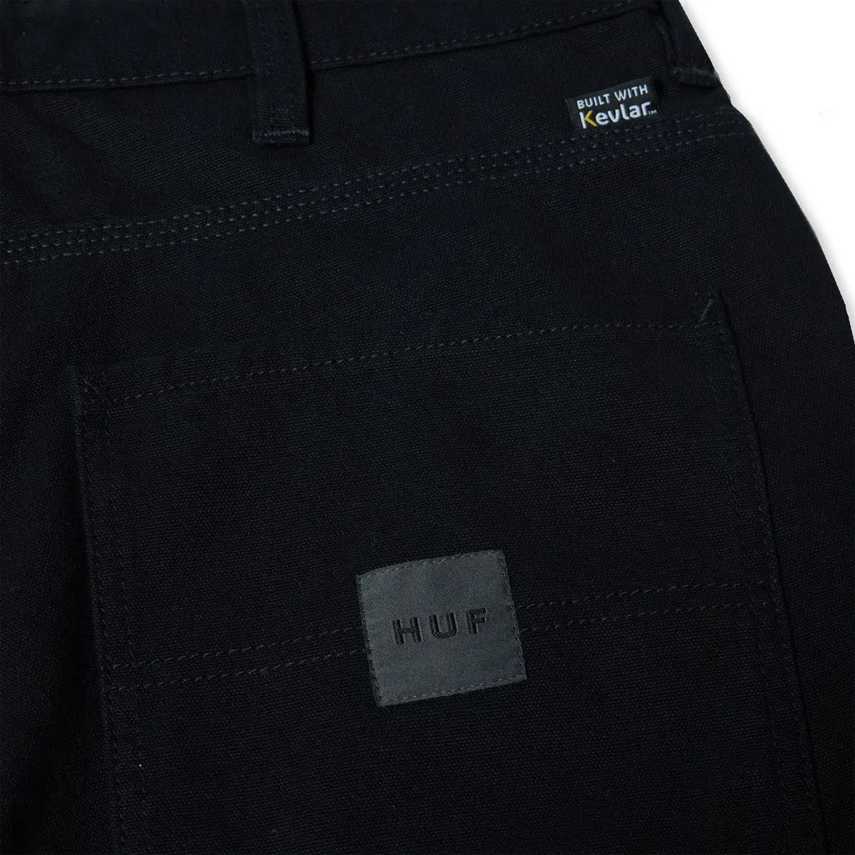Huf Mason Pants - Black All Day Comfort Fit AntiSlipWaistband