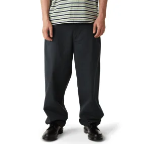 HUF Mateo Pants - Defender Blue Relaxed Lines Simple Fit