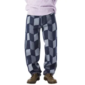 HUF Patchwork Denim Jeans - Denim Lightweight Design