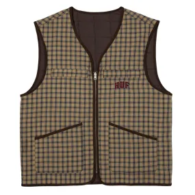 HUF Poynter Reversible Vest - Clay Noise Reduced Fabrics