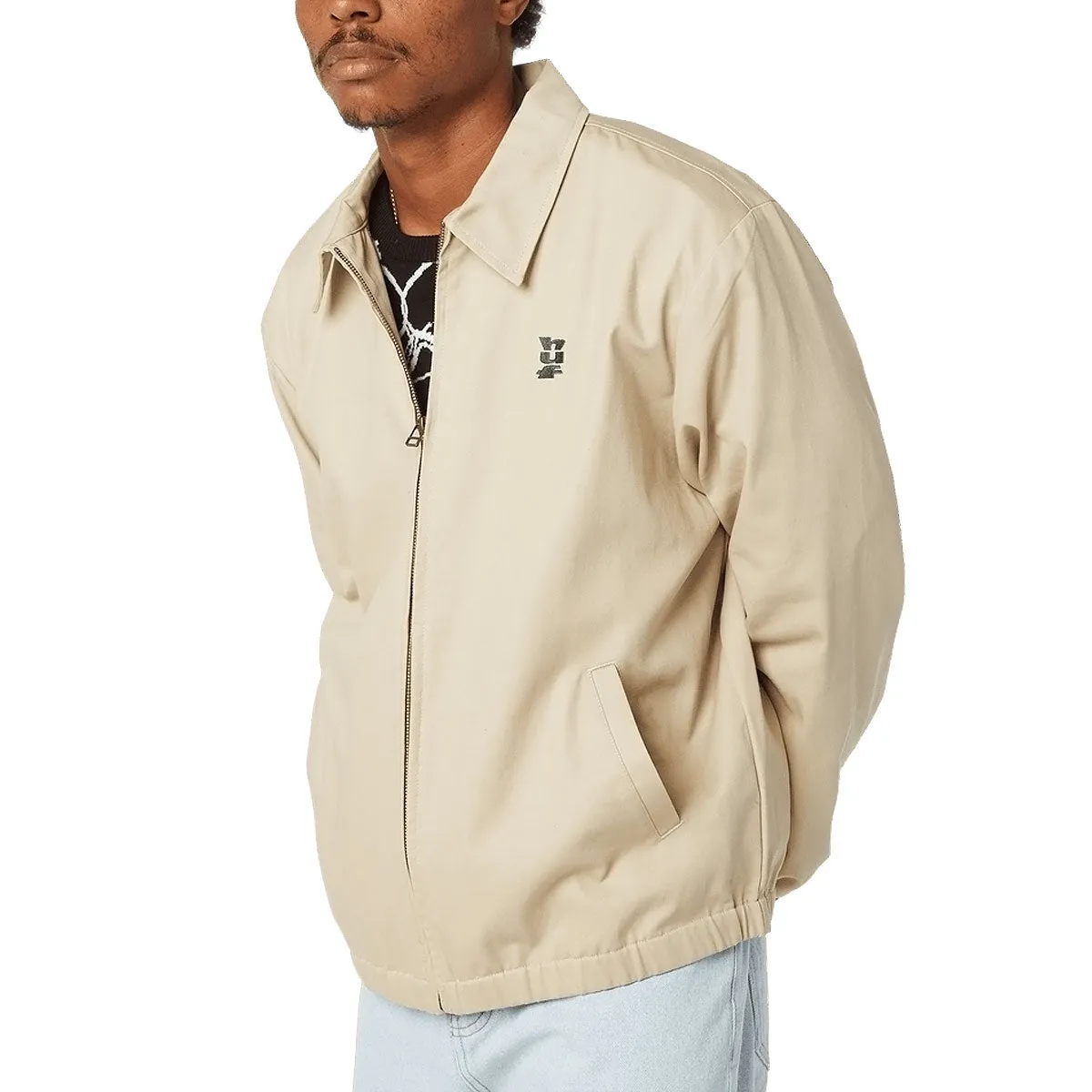 HUF Set Megablast Shop Jacket - Sand NonRestrictive Cut
