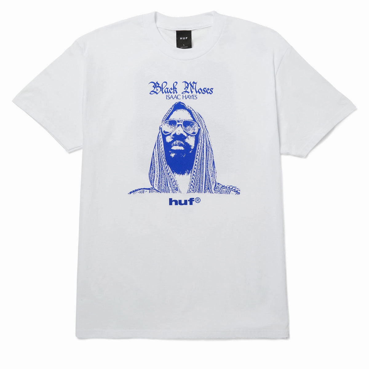 Stylish Essential HUF Black Moses Heavyweight T-Shirt - White