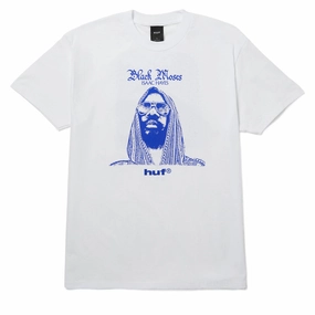 Stylish Essential HUF Black Moses Heavyweight T-Shirt - White