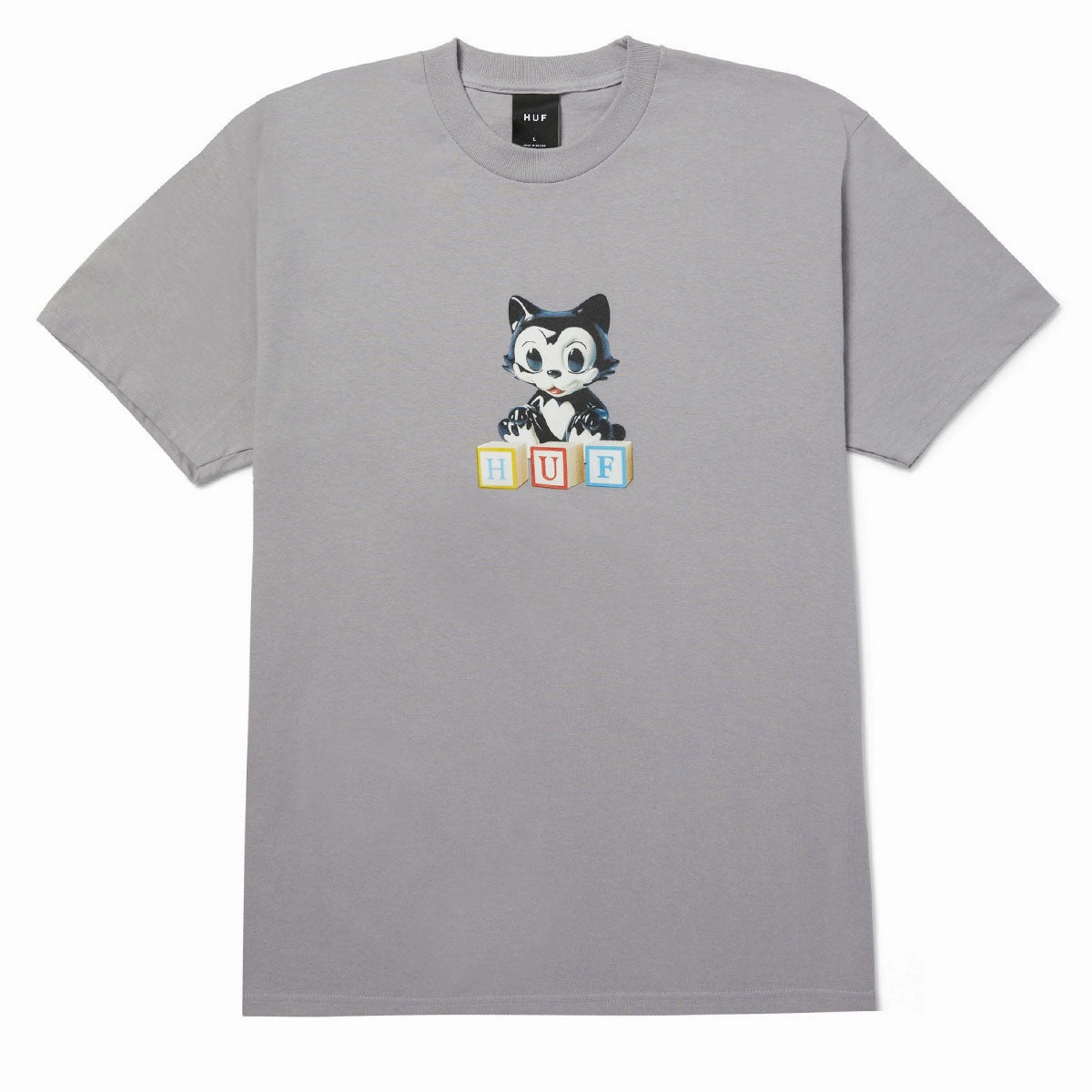 HUF Blocks T-Shirt - Lilac Chalk teenagers' Easy Style Wear