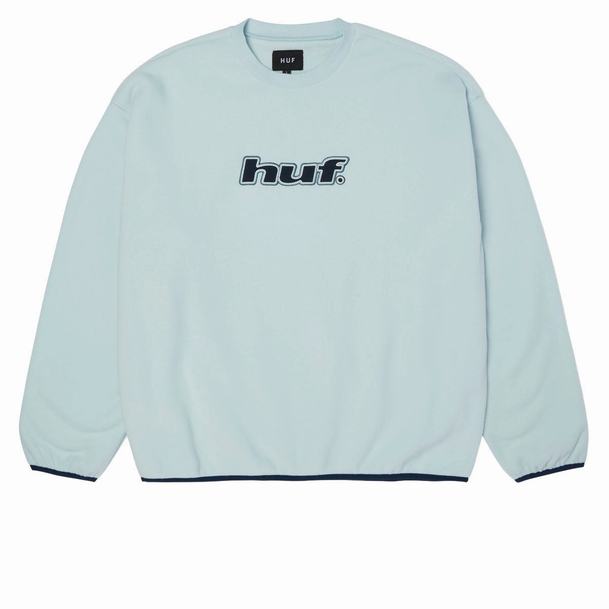 HUF H Dot Polar Fleece Sweatshirt - Sky Viral Item Soft touch finish