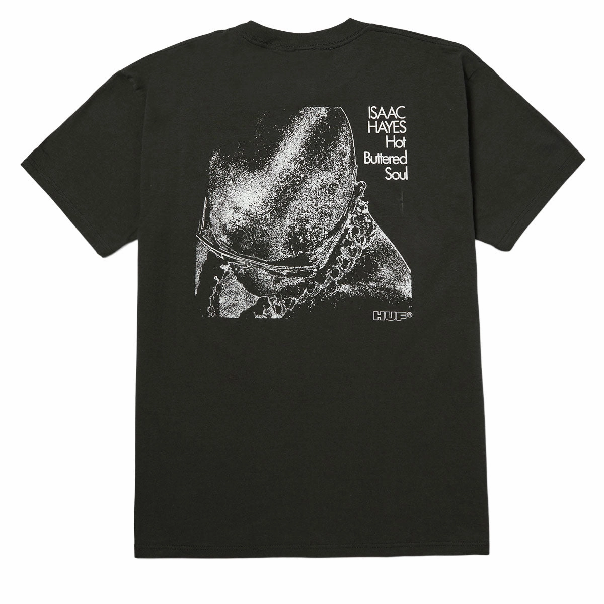 HUF Hot Buttered Heavyweight T-Shirt - Vintage Black Durable Knit Structure
